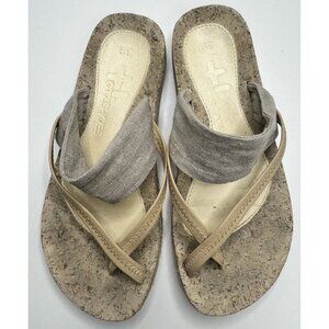 OTZ Shoes Woemn's Asana Linen Sandals Size 39 EU 9 US
